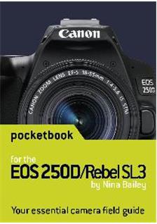 Canon EOS 250D manual. Camera Instructions.